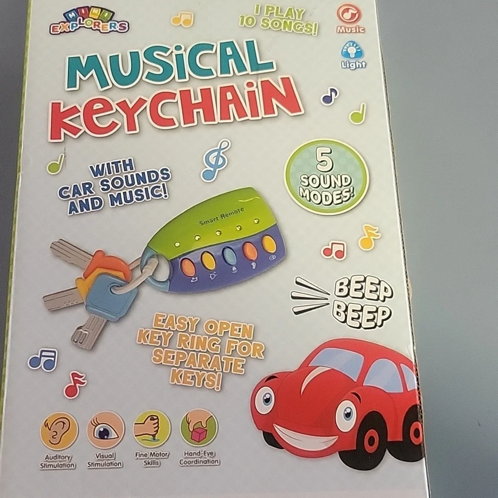 NWT Musical Keychain Toy - Green, Blue, Orange - Picture 6 of 6
